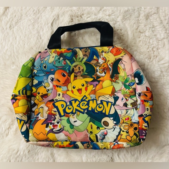 Pokemon Lunch Bag Insulated Lunch Box Reusable LunchboxWaterproof Portable Lunch - Picture 2 of 4